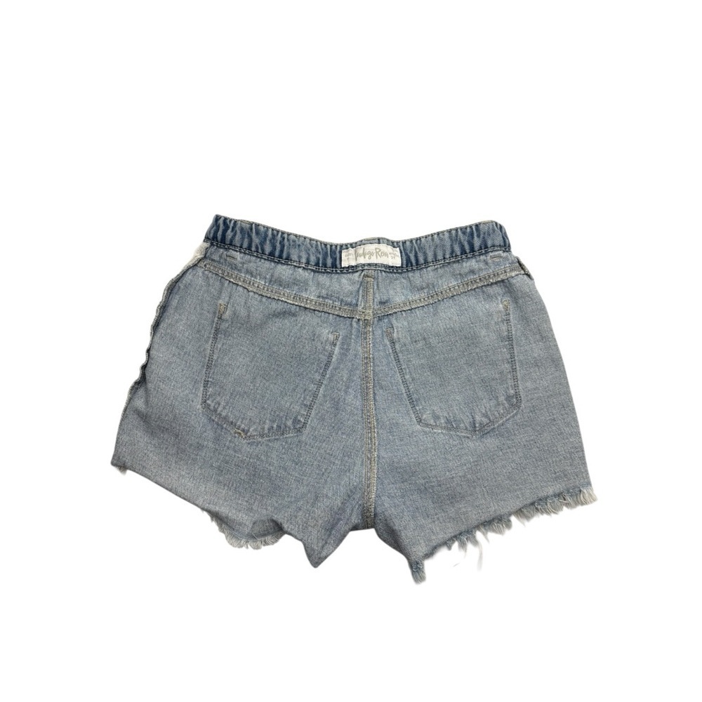 Indigo Rein Floral Embroidered High Waist Denim ShortsDistressed Size 11/29 - Picture 9 of 9